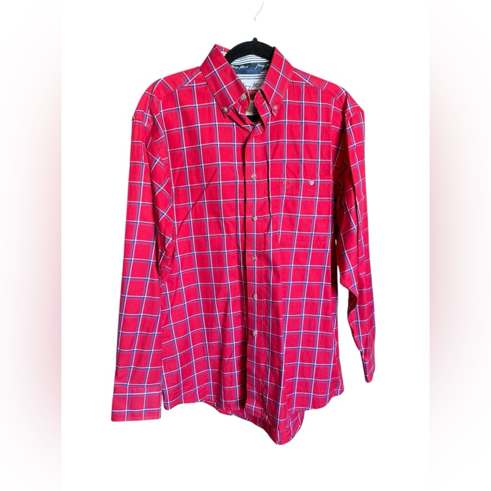 Wrangler George Strait Cowboy Cut Collection Plaid Men's Shirt